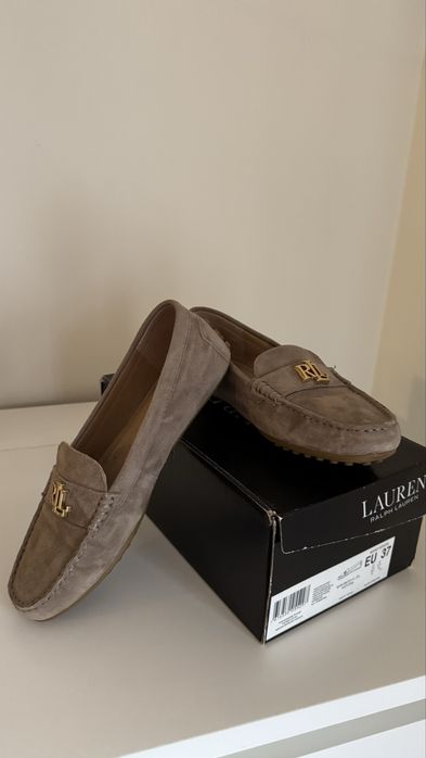 Mocassins pele Ralph Lauren, otimo estado!