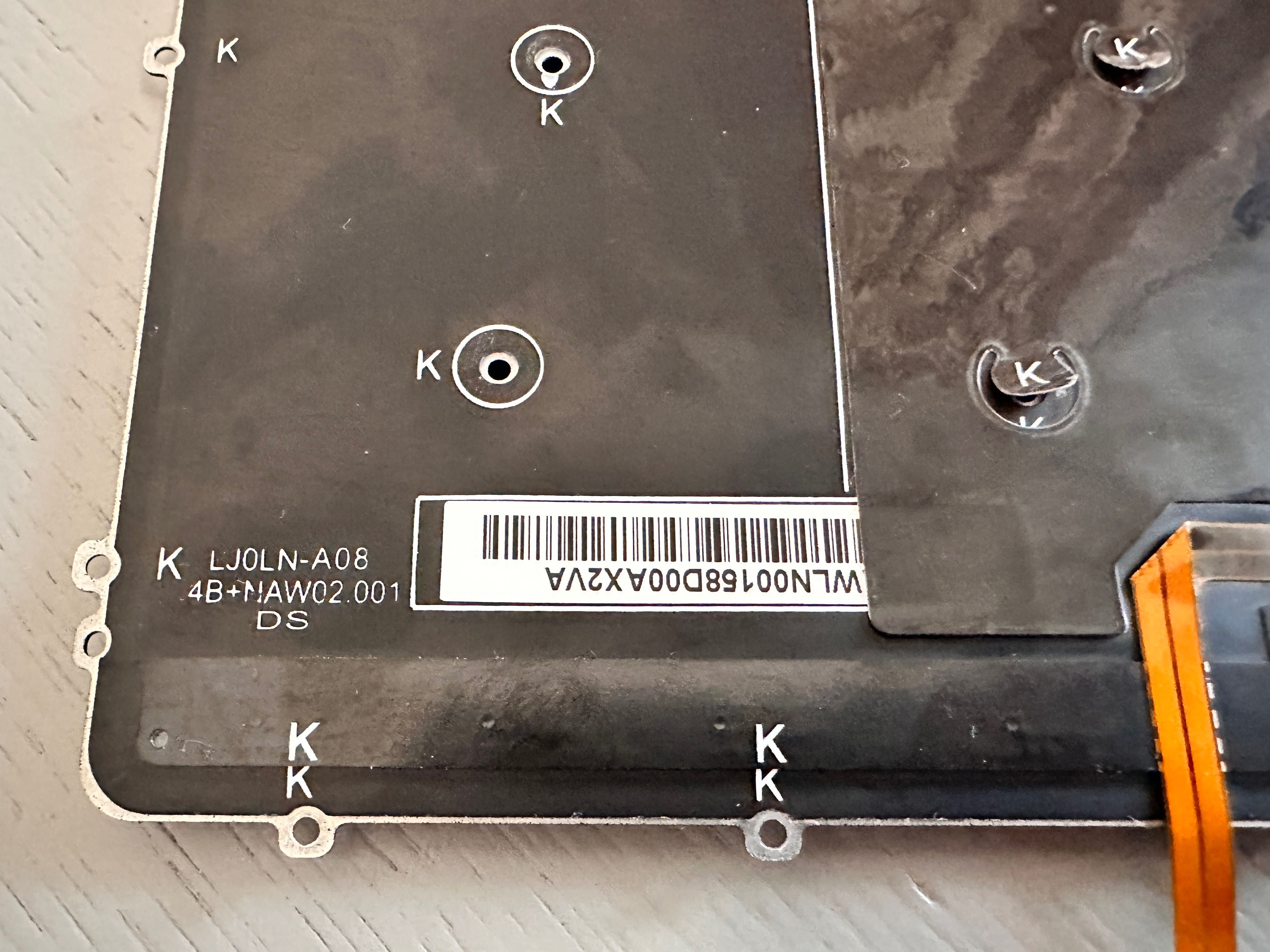 Клавіатура Dell M3800, XPS 9530(як донор, або на відновлення)