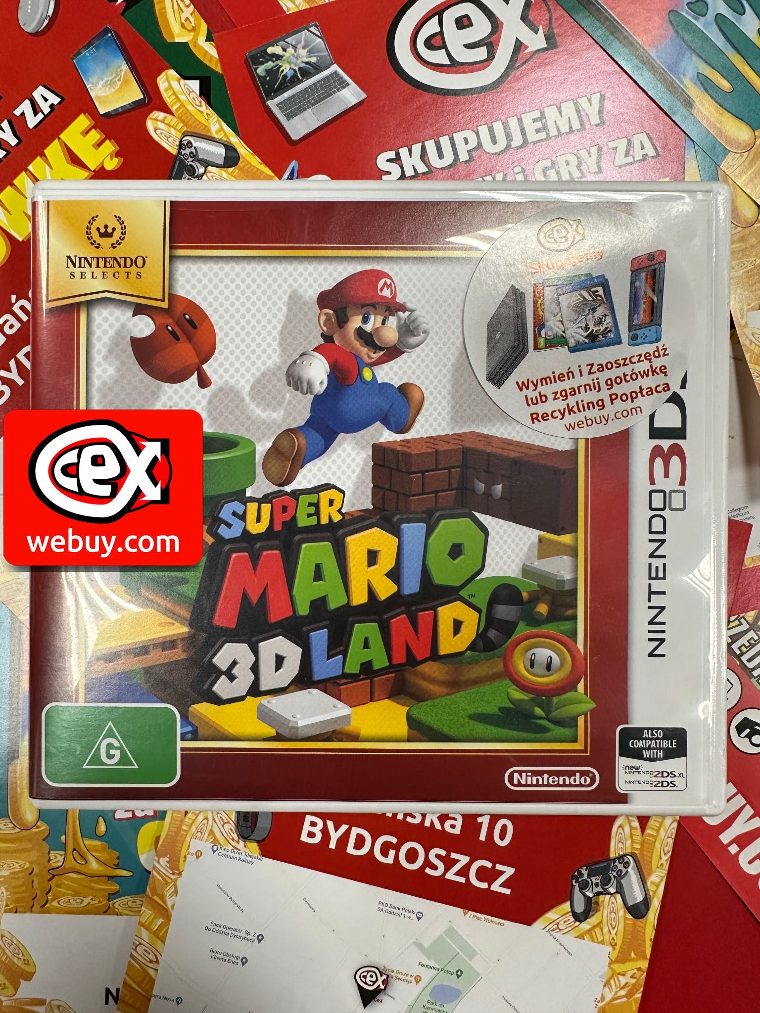 Gra Super Mario 3D Land [3DS] CeX Bydgoszcz