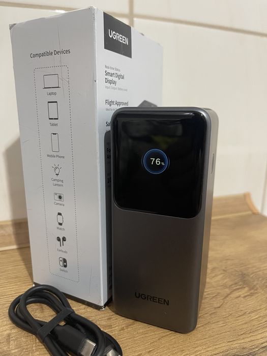 Powerbank UGREEN Nexode 130W 20000mAh – stan idealny okazja