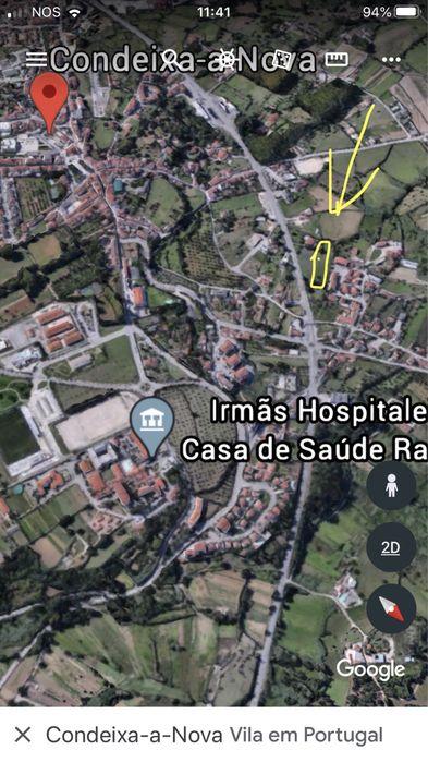 Terreno 3650m2 em Condeixa a Nova em zona urbanizavel