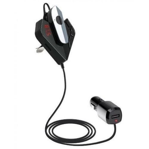Трансмітер FM V11 BT з Bluetooth гарнітурою модулятор, блютуз фм перед
