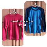 devold duo active 12 lat wełniana bluzka wełna merino x2