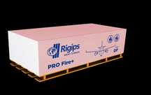 Płyta gipsowa Rigips PRO Fire GKF ogień różowa ognioodporna 12,5mm