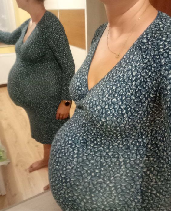 Sukienka ciążowa i do karmienia piersią rozm M/L/XL