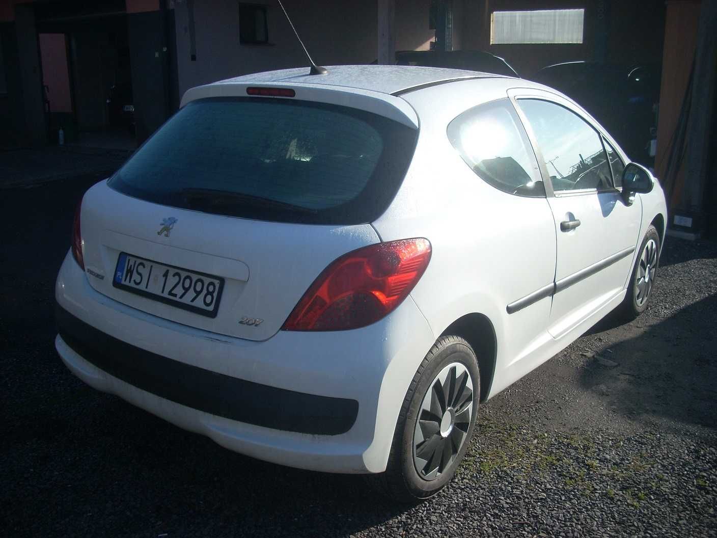 peugeot 207, 1.4 hdi. klima, 2008r.