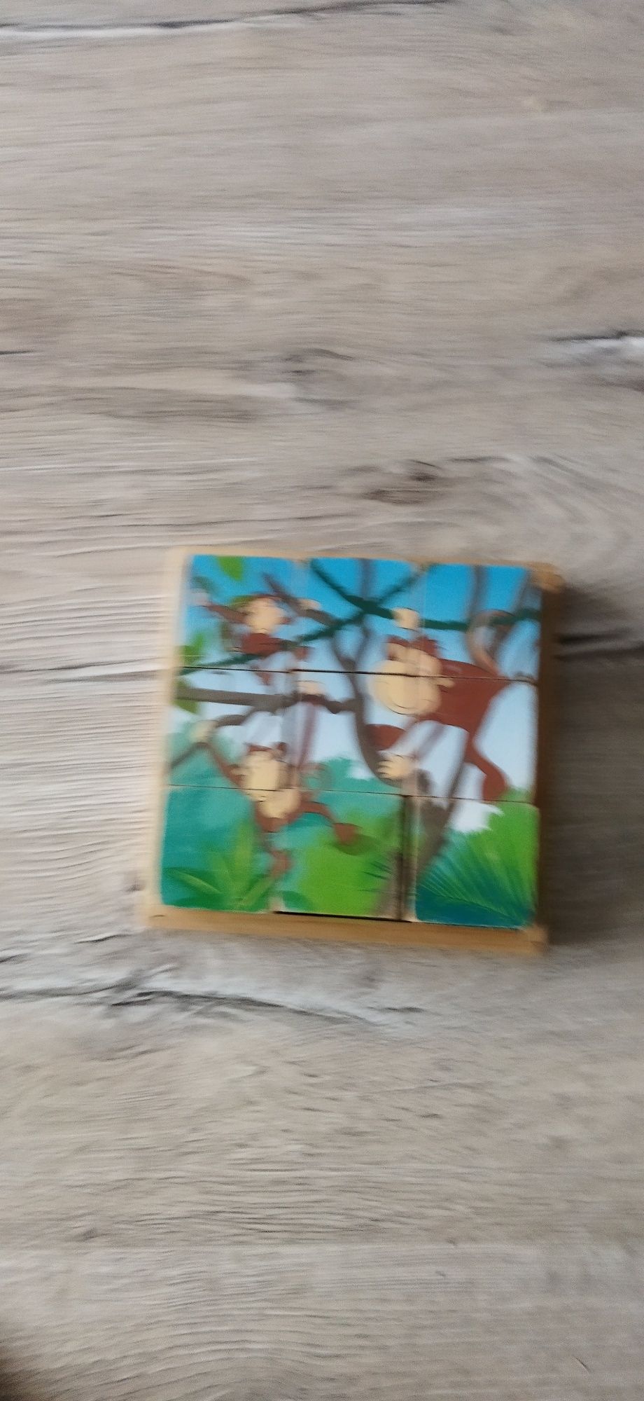 Puzzle sześcienne drewniane