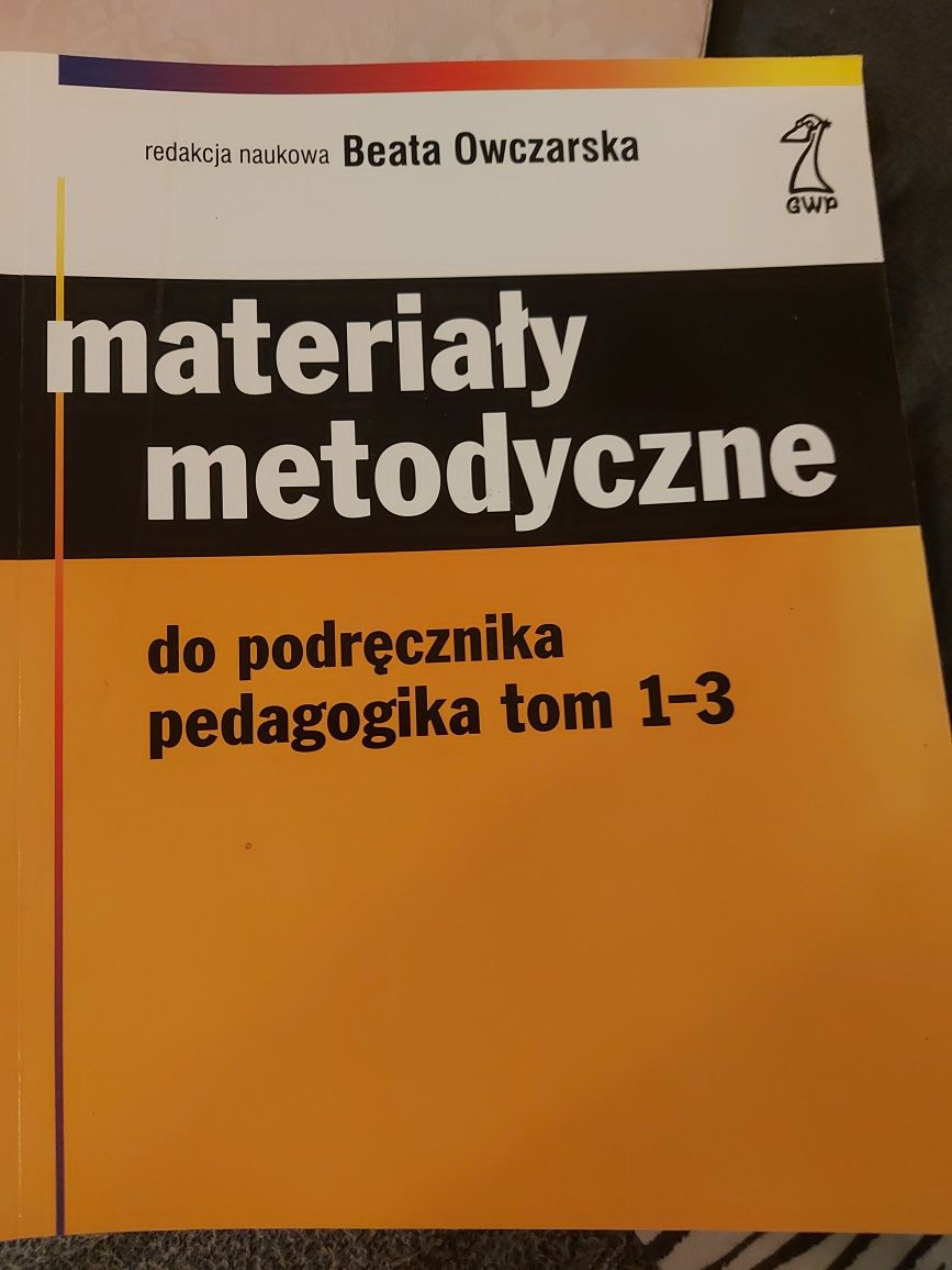 Materiały metodyczne do podręcznika pedagogika tom 1-3 Beata Owczarska