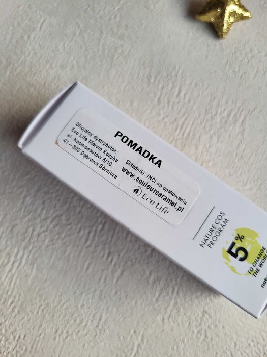 Naturalna nowa pomadka do ust Couleur Caramel eko 515 codzienny róż