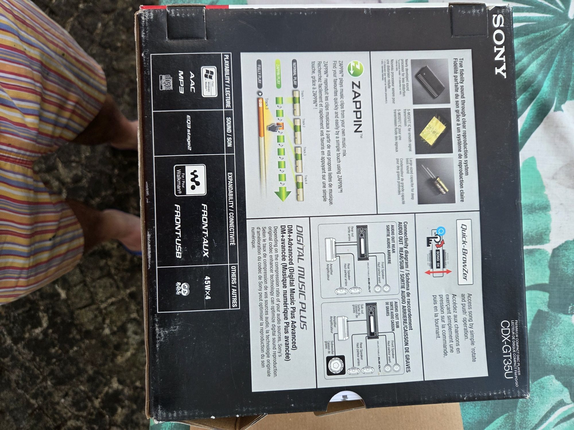 Auto Rádio Sony CDX-GT35U