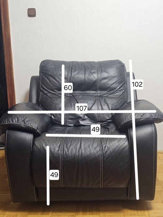 Wypoczynek skórzany