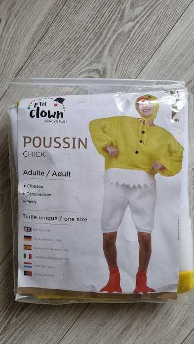 Przebranie kurczak, kura, kostium, Halloween - dla dorosłych , nowe