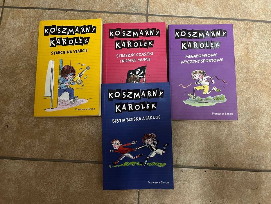 Koszmarny Karolek Francesca Simon 4 książki