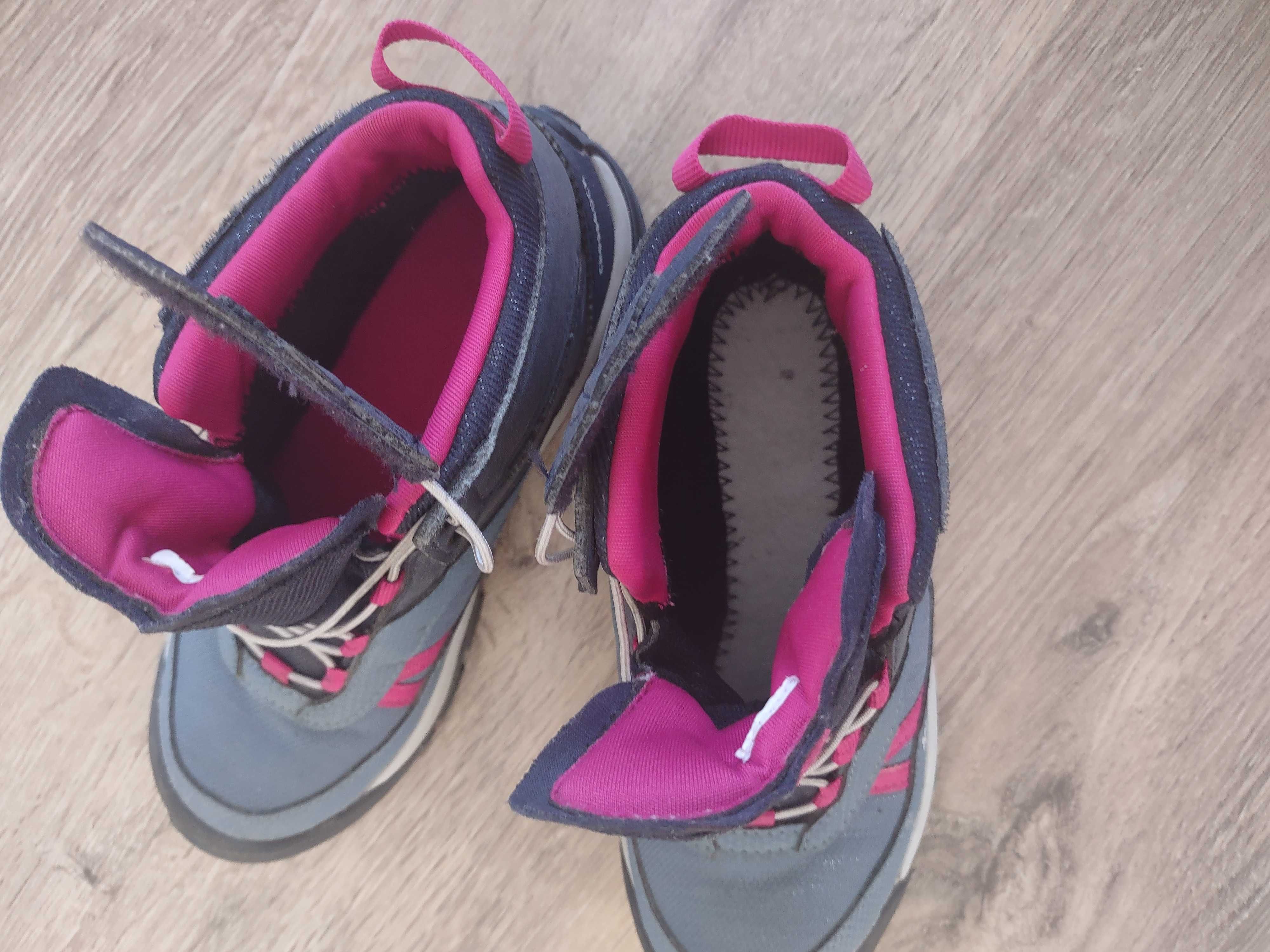 Buty trekkingowe dziewczęce Decathlon Quechura