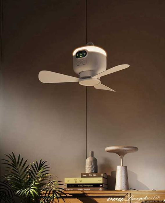 Вентилятор Стельовий з лампою та таймером, 8000 мАг