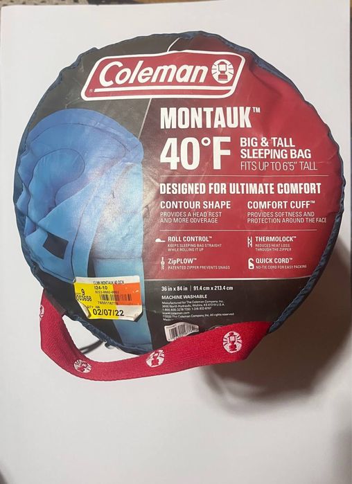 Два нових спальних мішка Coleman
