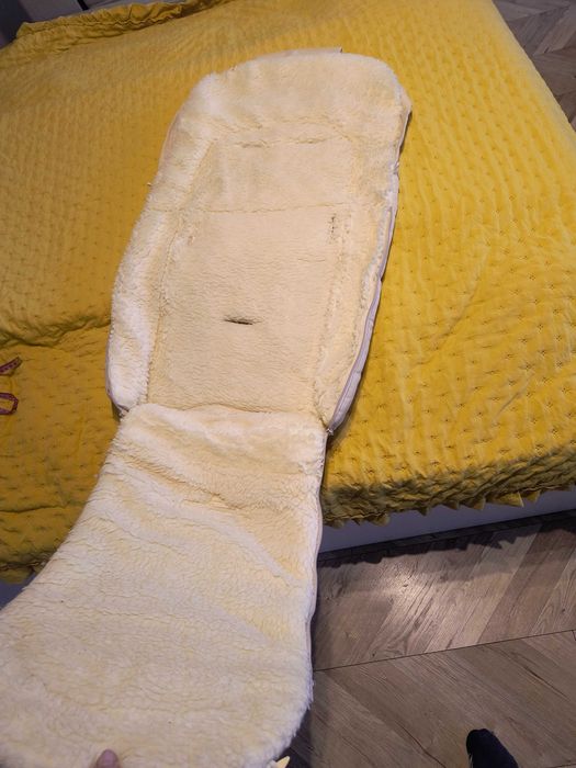 Wełniany śpiwór wózek , sanki ,bdb Kutnik