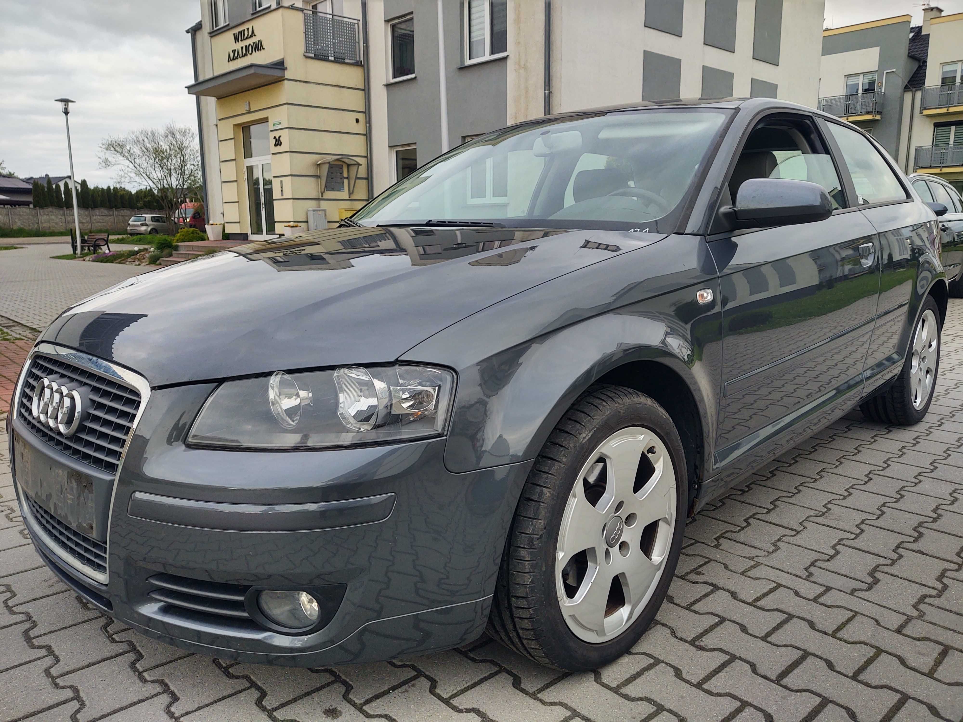 audi a3 2007r 1.6mpi 102KM alkantara tylko 185 tyś km serwis w audi