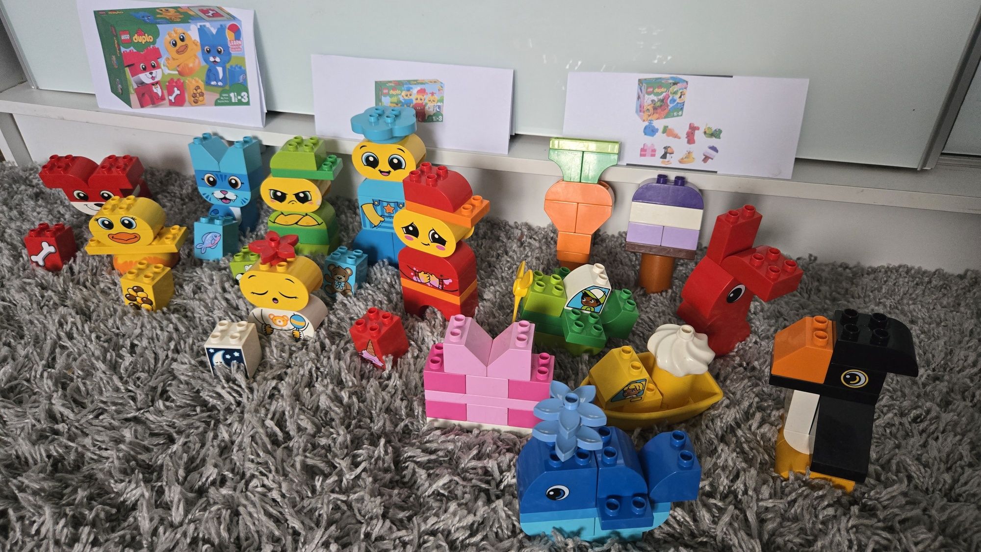 Lego Duplo kpl 3 zestawy 15 figurek