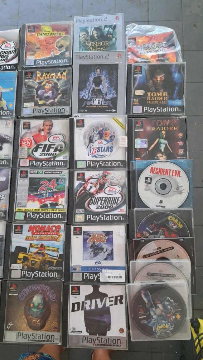Jogos Ps1 Ps2 e Consola PlayStation 1 Completa PlayStation 3 Pro Slim