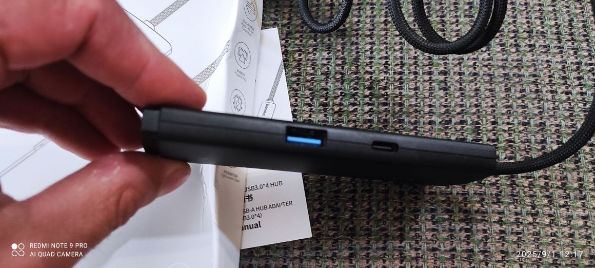 Адаптер USB коннектор baseus 4 в одном. USB коннектора type-c USB 3.0