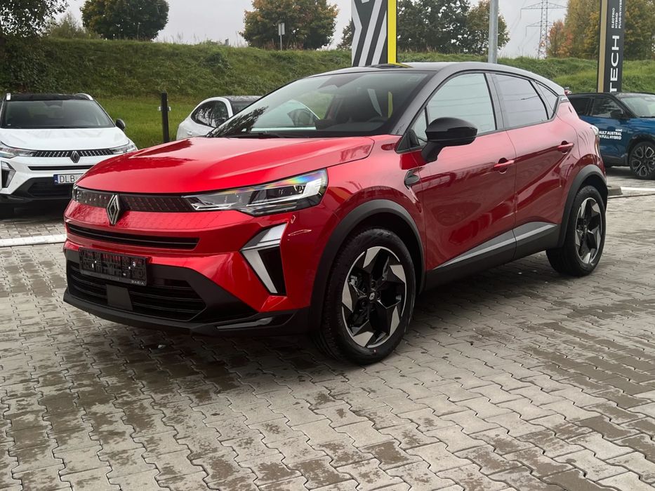 Renault Captur Dostępny OD RĘKI! / Winter techno / 2025 /  Czerwony + Czarny