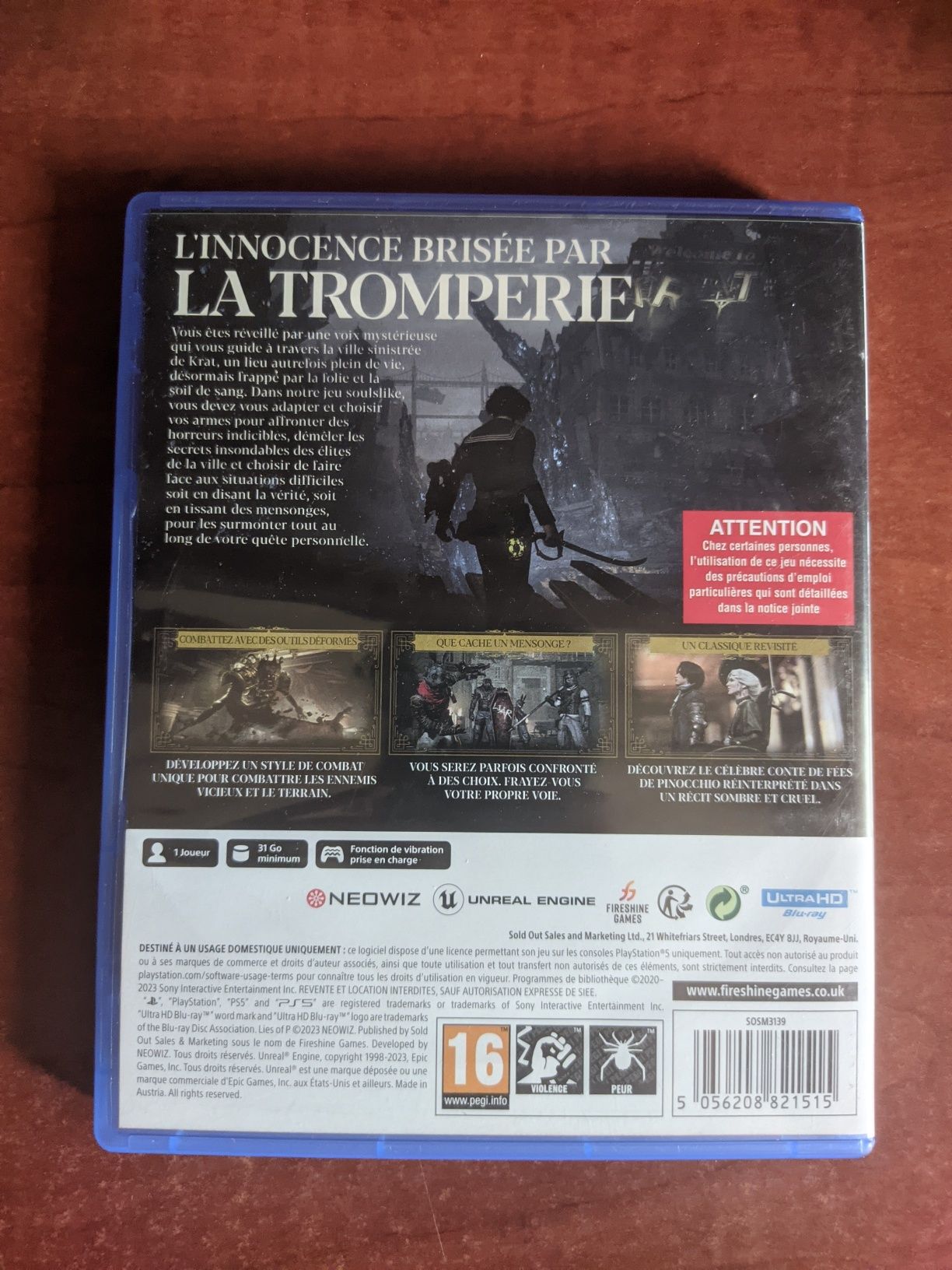 Lies of P para PS5