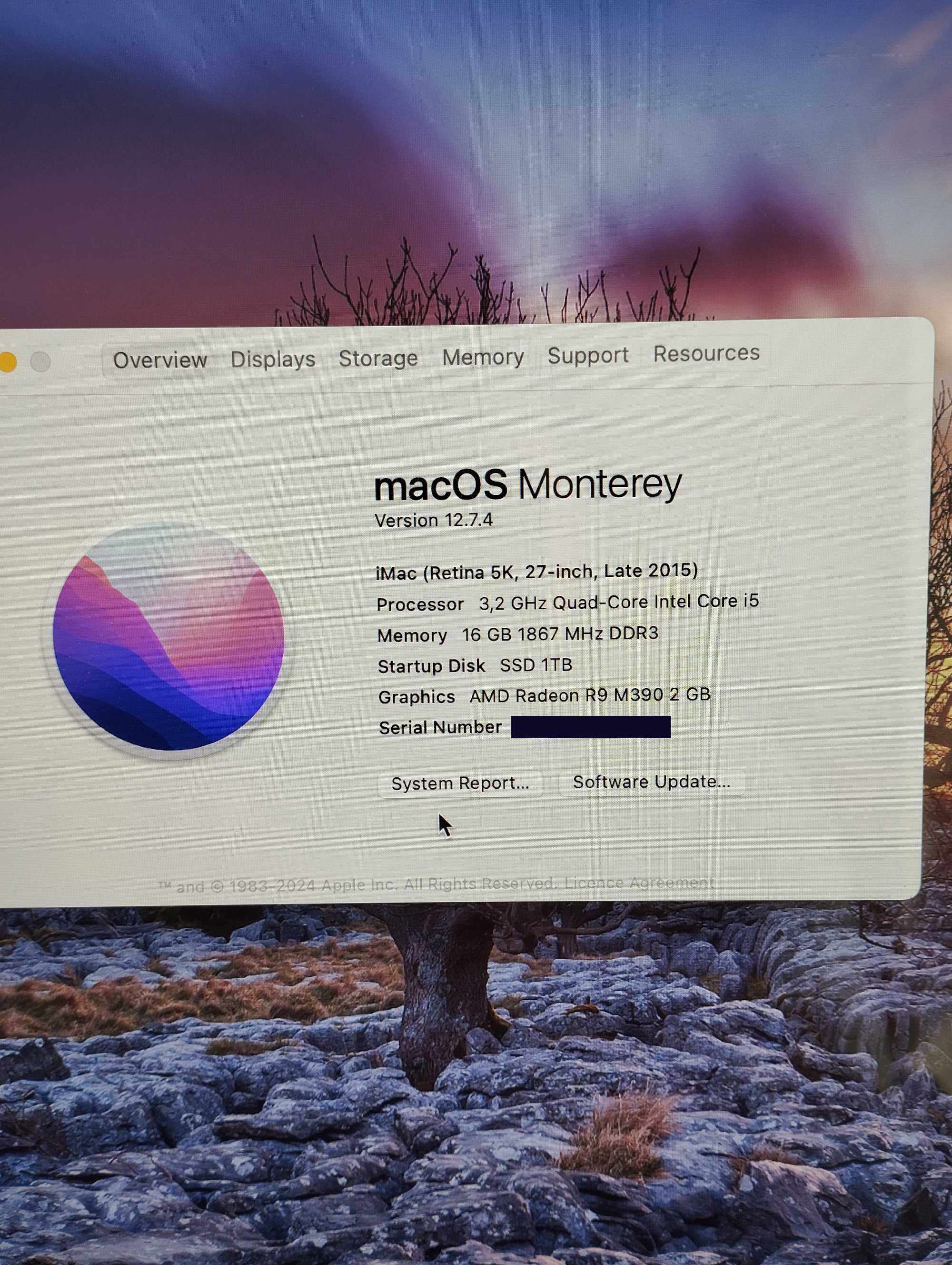 iMac Retina 5K, 27 polegadas, 16GB Ram e Disco SSD 1TB