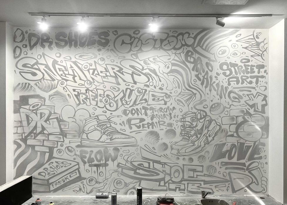 Artystyczne Malowanie Ścian / Murale i Graffiti Wewnątrz i na Zewnątrz