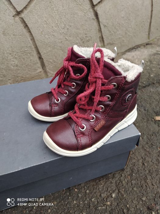 Ecco 24 ботинки на дівчинку зимові чоботи сапоги взуття ессо