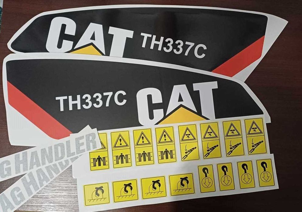 Naklejki maszyny budowlane rolnicze samochody Naklejki Mecalac 11CXi