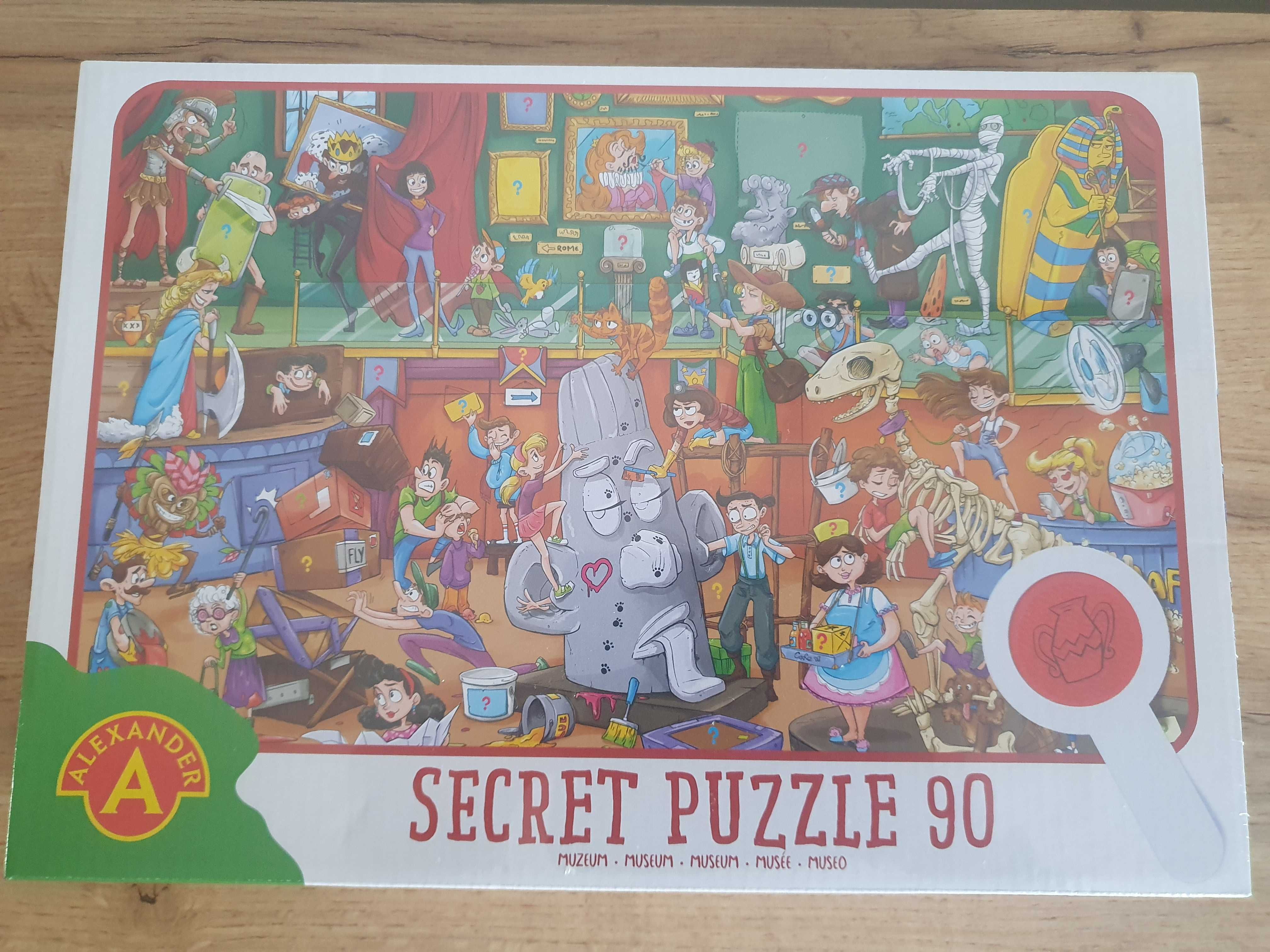 Secret Puzzle 90el + lupa