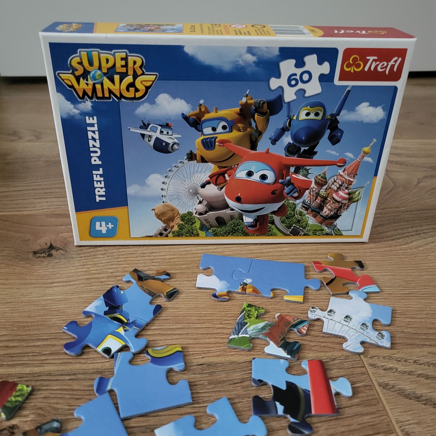 Puzzle Trefl 4+, samoloty Super Wings 60szt