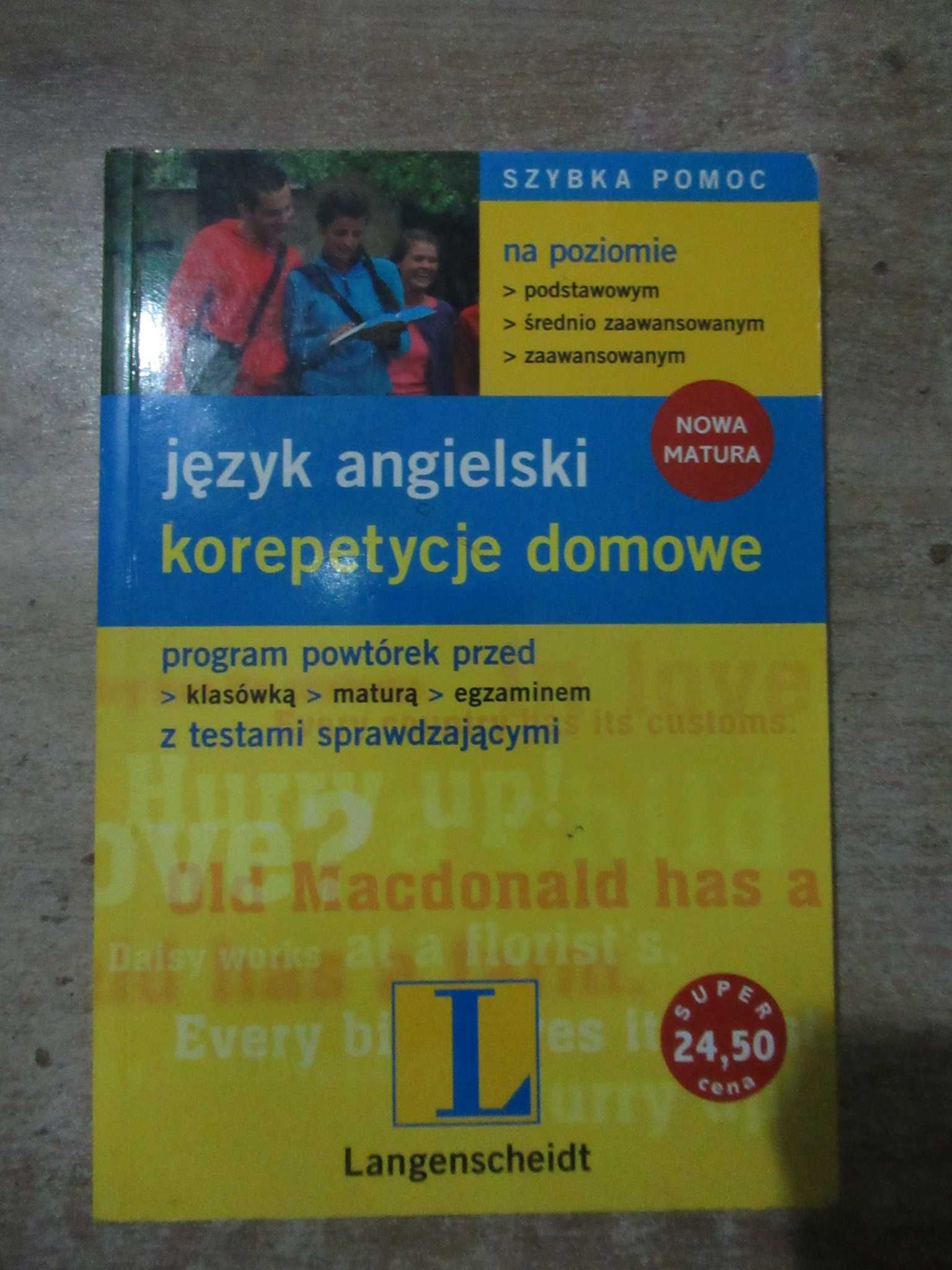 Książka Język angielski korepetycje domowe