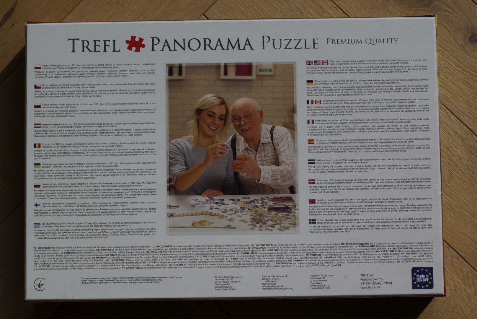 puzzle 1000 Trefl PANORAMA babeczki ciasteczka muffinki REF 10575