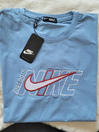 Koszulki męskie logo wyszywane Nike 2 kolory SUPER JAKOŚĆ !