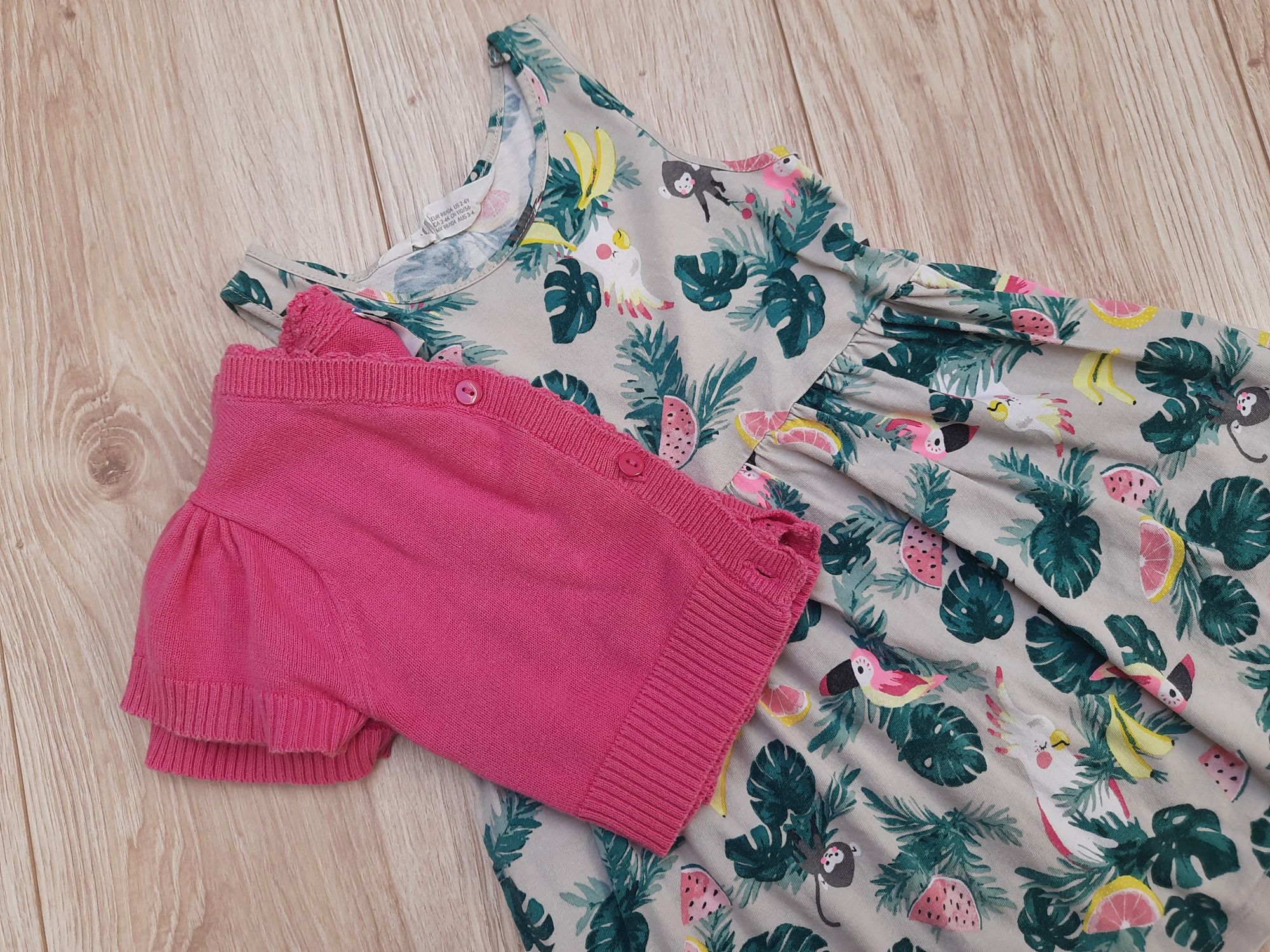 Paka na lato 98 SUKIENKI koszulki SPODENKI H&M Coccodrillo Cool Club