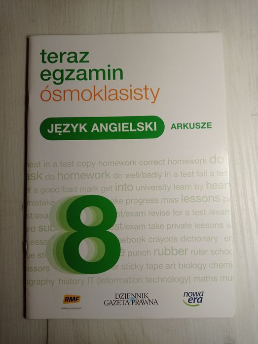 Teraz egzamin ósmoklasisty język angielski arkusze