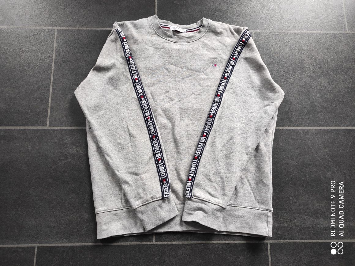 Tommy Hilfiger __ bluza sweter damska z lampasami