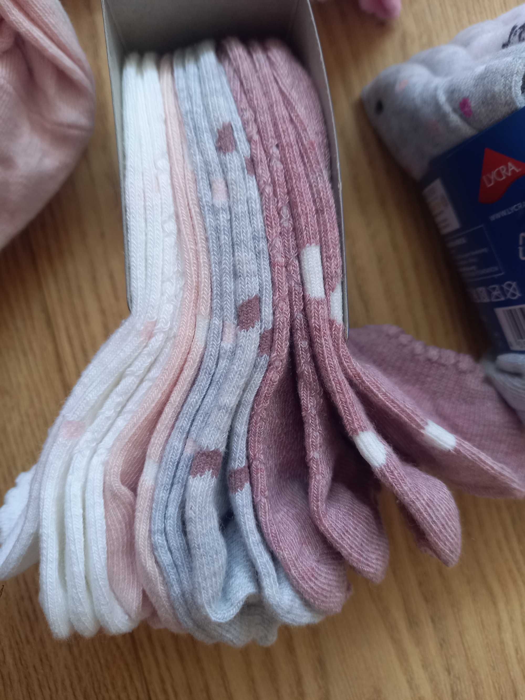 Nowe skarpetki 22-24 h&m stopki 22-26 lulpilu lidl
