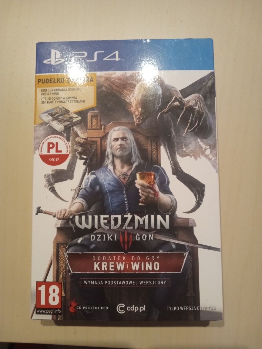 Wiedźmin 3 Krew i wino Talia do Gwinta Ps4