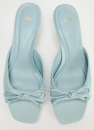 Мюлі ZARA 37 атласні