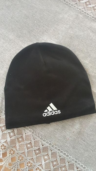 Czapka zimowa męska z polarem w środku kolor czarny