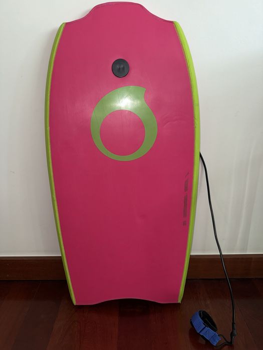 Prancha rosa de bodyboard Tribord