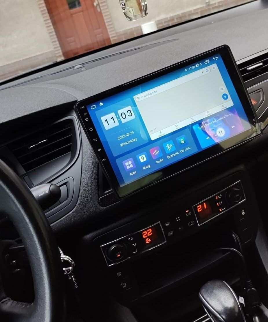 Citroen C5 X7 radio nawigacja ramka Android auto Carplay wifi usb SIM