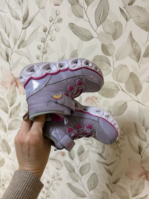 Skerchers 15 см світяться зимові сапожки на дівчинку