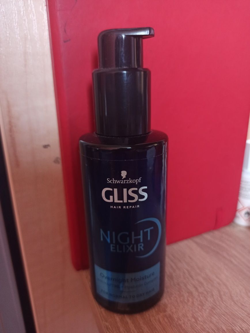 Gliss Night Elixir Overnight Moisture 100 ml serum do włosów