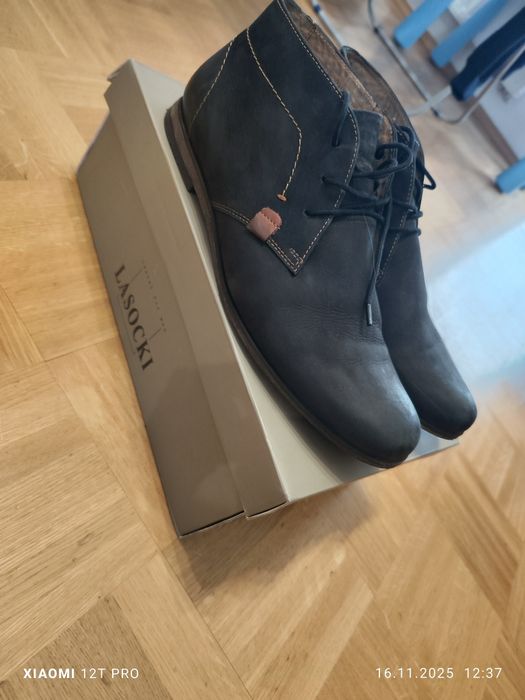 Botki ocieplane męskie rozmiar 45,firma Lasocki