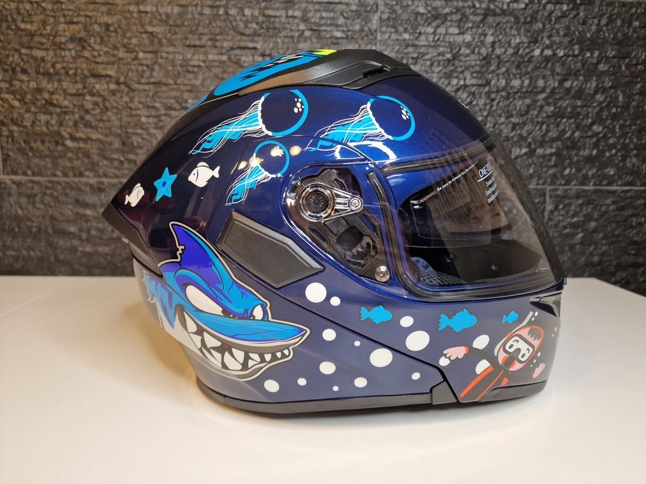 (NOVO) Capacete Modular Mota Integral Desenhos V/Cores