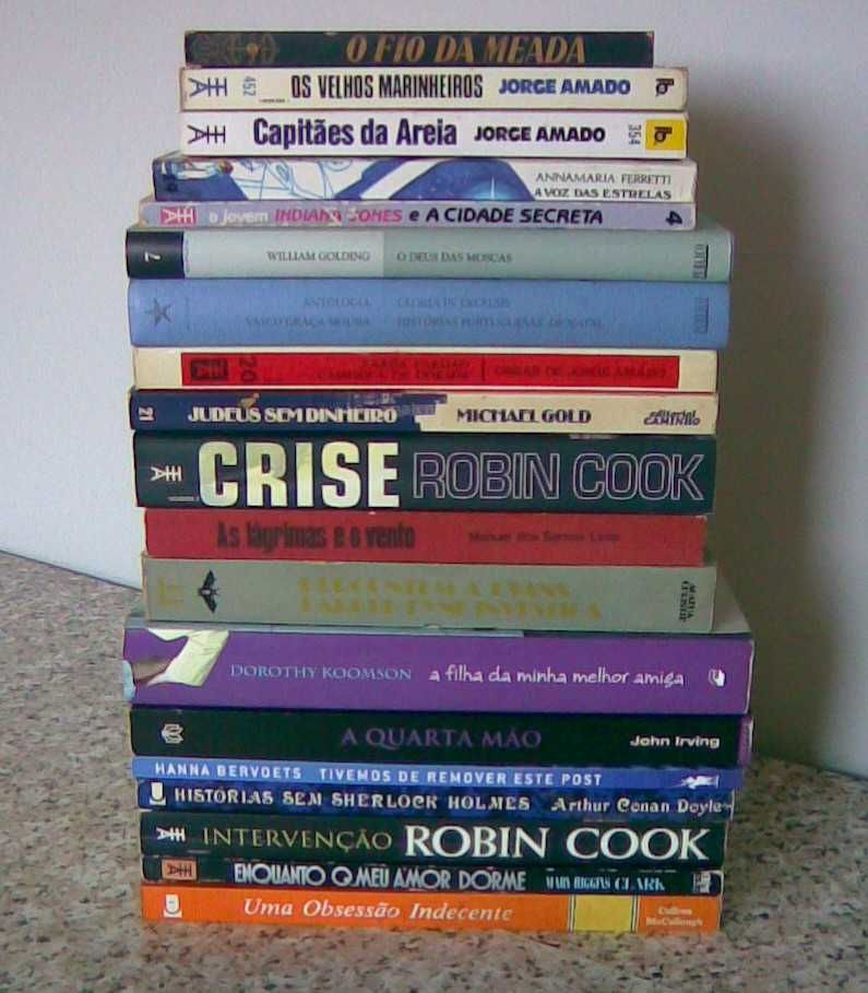 Lote com 19 livros - ficção - para desocupar - RESERVADO